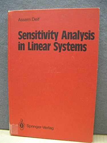 Sensitivity Analysis in Linear Systems