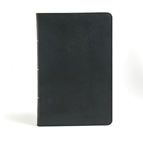 CSB Large Print Personal Size Reference Bible, Black Leathertouch, Indexed: Christian Standard Bible, Personal Size Reference Bible, Black Leathertouch, Indexed
