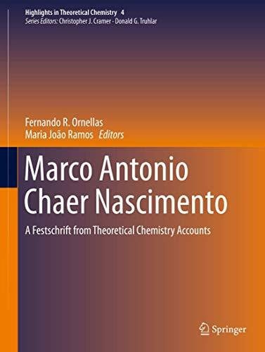 Marco Antonio Chaer Nascimento: A Festschrift from Theoretical Chemistry Accounts (Highlights in Theoretical Chemistry, 4, Band 4)