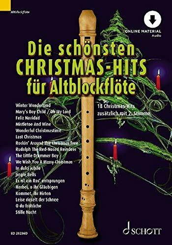 Die schönsten Christmas-Hits für Alt-Blockflöte
