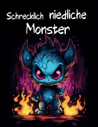 Schrecklich niedliche Monster: Kreative Entspannung: Ein Malbuch Für Jugendliche und Erwachsene voller monströser Überraschungen