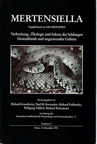 Verbreitung, Ökologie und Schutz der Schlangen Deutschlands und angrenzender Gebiete. Verbreitung, Ökologie und Schutz der Schlangen Deutschlands und angrenzender Gebiete.