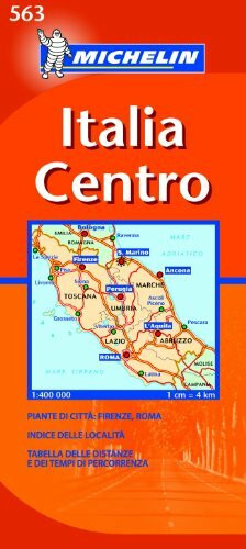 Michelin España Portugal S.a. Mapa Regional Italia Centro (Michelin Regional Maps)