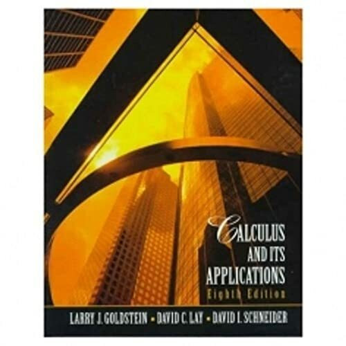 Calculus and Its Applications