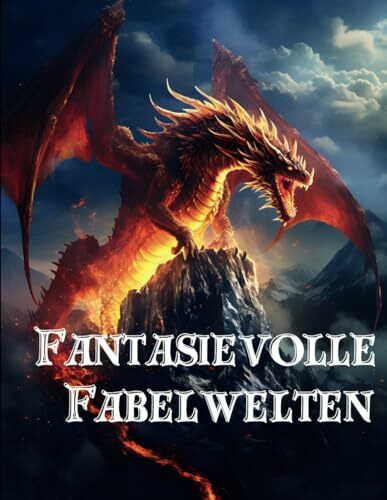 Fantasievolle Fabelwelten – Malbuch für Jugendliche und Erwachsene: Entfliehe dem Alltag und Tauche ein in die Welt der Kreativität und Entspannung mit 50 magischen Malvorlagen