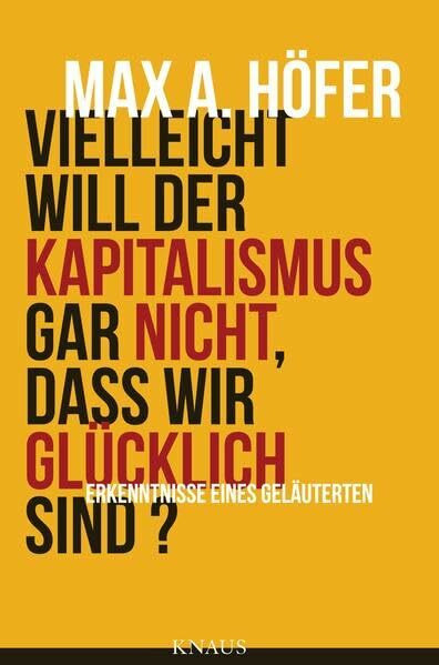 Vielleicht will der Kapitalismus gar nicht, dass wir glücklich sind?: Erkenntnisse eines Geläuterten