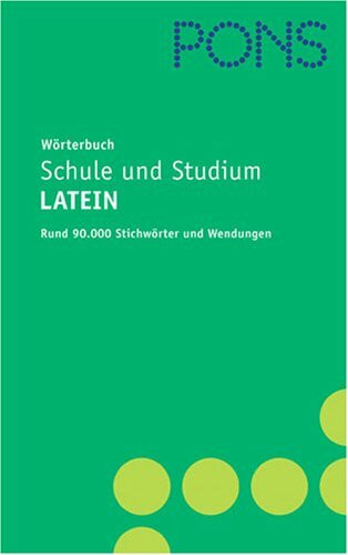Woterbuch Schule Und Studium Latein