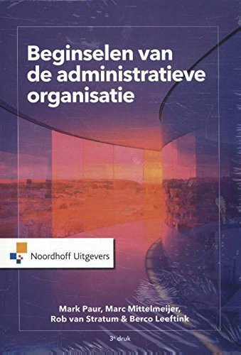 Beginselen van de Administratieve organisatie