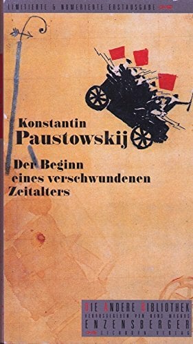 Der Beginn eines verschwundenen Zeitalters Der Beginn eines verschwundenen Zeitalters