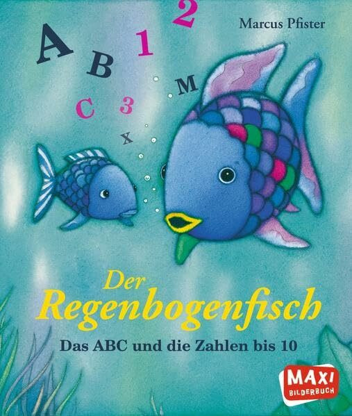 Der Regenbogenfisch. Das ABC und die Zahlen von 1 bis 10