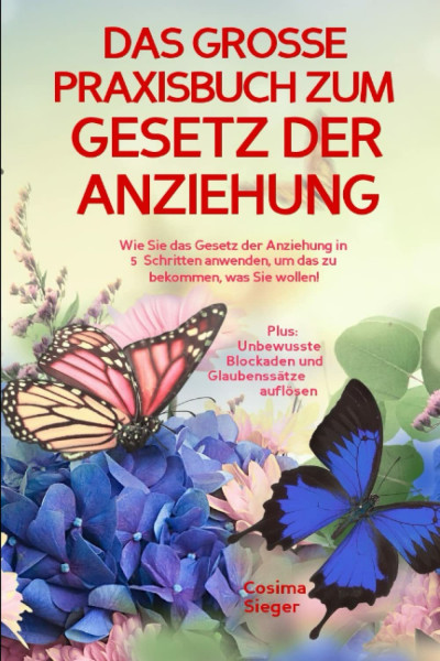 DAS GROSSE PRAXISBUCH ZUM GESETZ DER ANZIEHUNG! Wie Sie das Gesetz der Anziehung in 5 Schritten anwenden, um das zu bekommen, was Sie wollen!: Plus: Unbewusste Blockaden und Glaubenssätze auflösen