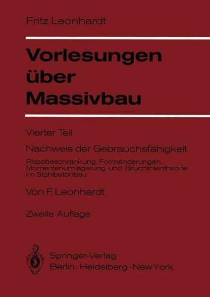 Vorlesungen über Massivbau