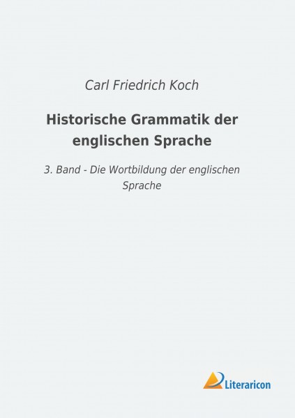Historische Grammatik der englischen Sprache