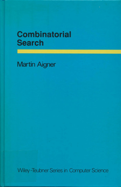 Combinatorial Search (Wiley-Teubner series in computer science)