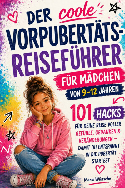 Der coole Vorpubertäts-Reiseführer für Mädchen von 9–12 Jahren: 101 Hacks für deine Reise voller Gefühle, Gedanken & Veränderungen – damit du entspannt in die Pubertät startest