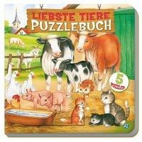 Trötsch Puzzlebuch mit 5 Puzzle Liebste Tiere