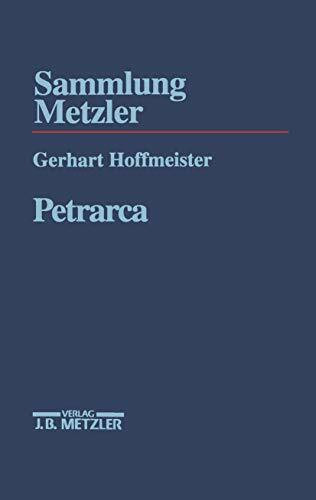 Petrarca (Sammlung Metzler)