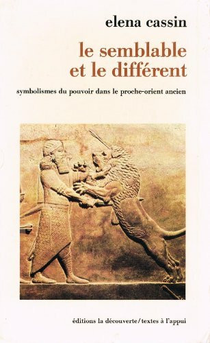 Le semblable et le different (Textes a l App)