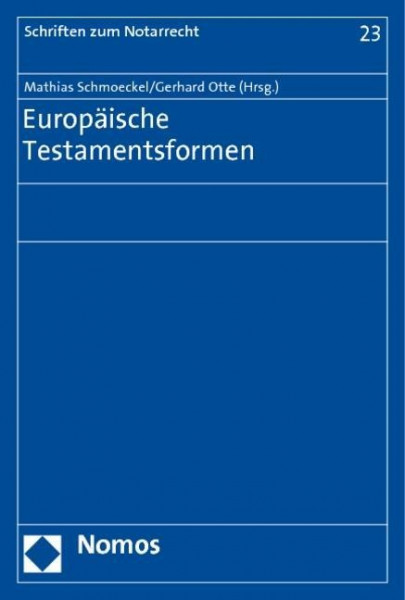 Europäische Testamentsformen