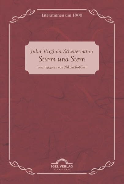 Sturm und Stern: Gedichte (Literatinnen um 1900)