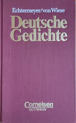 Echtermeyer: Deutsche Gedichte - Alte Ausgabe: Gedichtband