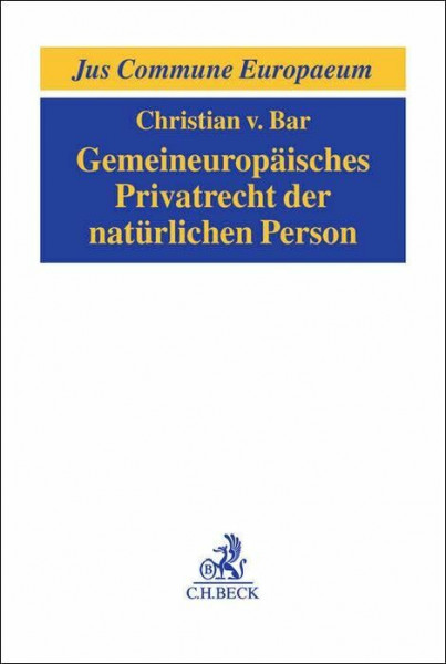 Gemeineuropäisches Privatrecht der natürlichen Person (Jus Commune Europaeum)