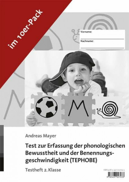 Test zur Erfassung der phonologischen Bewusstheit und der Benennungsgeschwindigkeit (TEPHOBE): Testheft 2. Klasse (10er Pack)