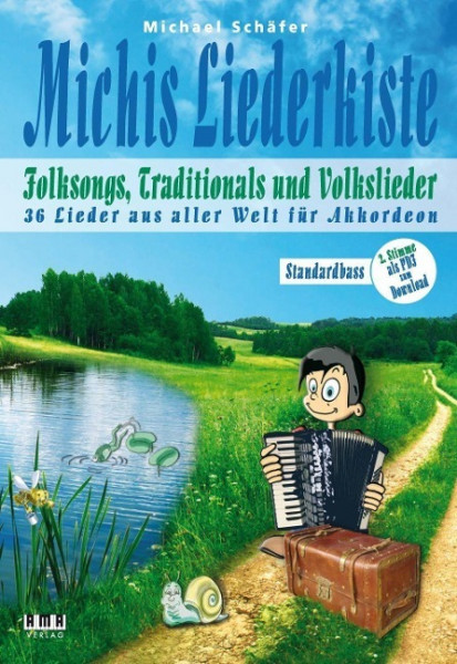 Michis Liederkiste: Folksongs, Traditionals und Volkslieder für Akkordeon (Standardbass)