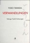 Verwandlungen Tübinger Poetik Vorlesungen
