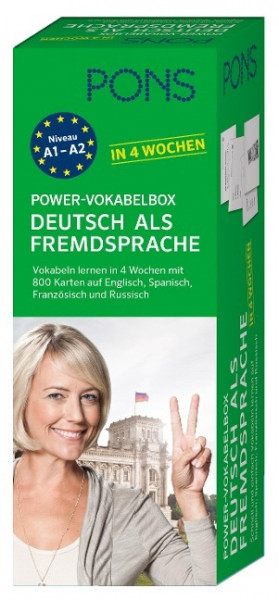 PONS Power-Vokabelbox Deutsch als Fremdsprache in 4 Wochen