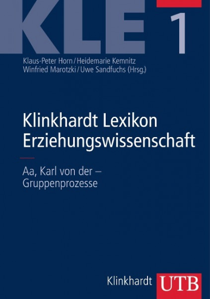Klinkhardt Lexikon Erziehungswissenschaft (KLE). 3 Bände