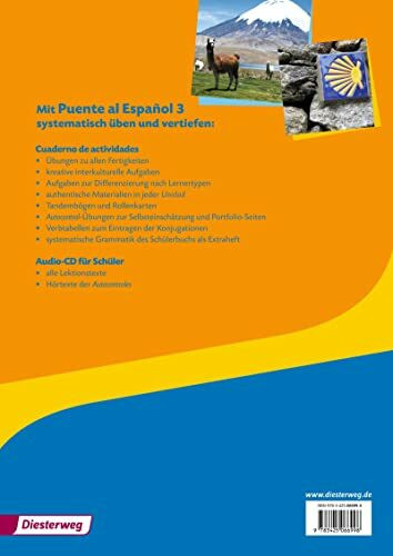 Puente al Español - Ausgabe 2012: Cuaderno de actividades 3 mit Audio-CD für Schüler (Puente al Español: Lehrwerk für Spanisch als 3. Fremdsprache - Ausgabe 2012)