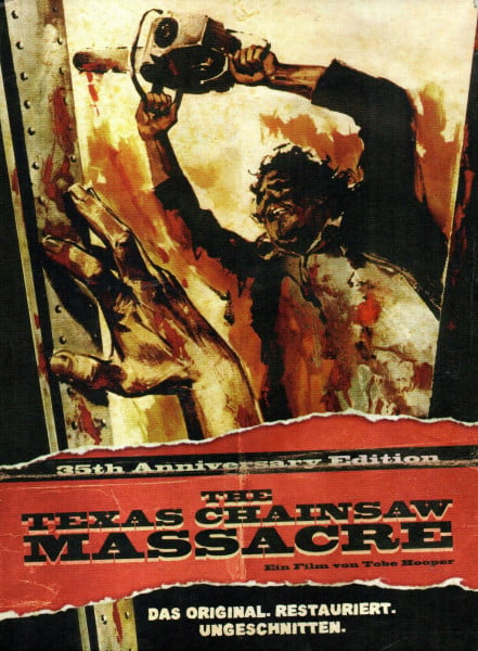 The Texas Chainsaw Massacre - 35th Anniversary Edition - 3 Disc-Edition DVD + Blu-ray - Das Original. Restauriert. Ungeschnitten - Limitierter Sammelschuber 0172/5000