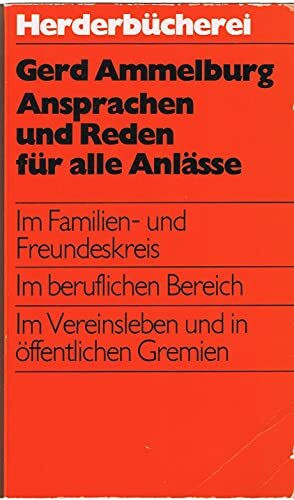 Ansprachen und Reden für alle Anlässe.