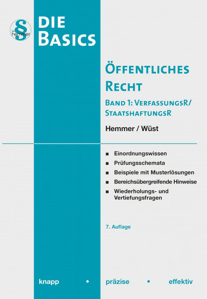 Basic Öffentliches Recht I: Verfassungsrecht/Staatshaftungsrecht (Skripten - Öffentliches Recht)