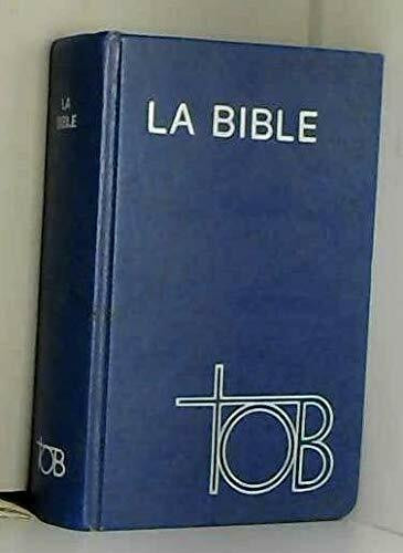 French Bible: Traduction oecuménique de la Bible, Ancien et Nouveau Testament, skivertex, tranche or, boîtier blanc parcheminé