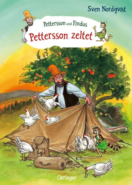 Pettersson und Findus. Pettersson zeltet: .