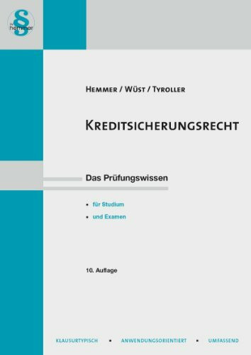 Kreditsicherungsrecht (Skripten - Zivilrecht)
