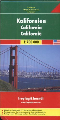 Freytag Berndt Autokarten, Kalifornien - Maßstab 1:700 000