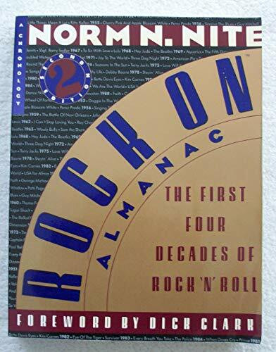 Rock on almanac: The first four decades of rock 'n' roll : a chronology