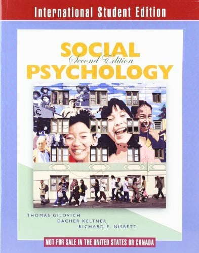 Social Psychology Social Psychology