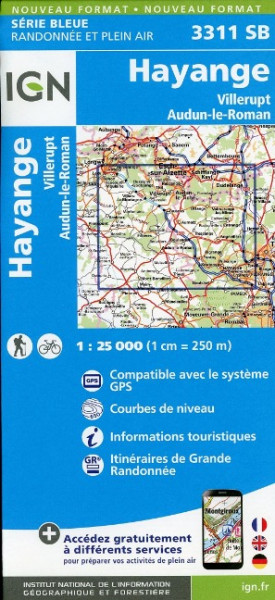 Hayange - Villerupt - Audun-le-Roman 1:25 000