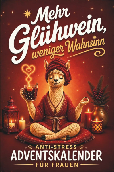 Mehr Glühwein, weniger Wahnsinn – Der Anti-Stress-Adventskalender für Frauen: 24 humorvolle Geschichten, Übungen & Rätsel für eine entspannte Weihnachtszeit