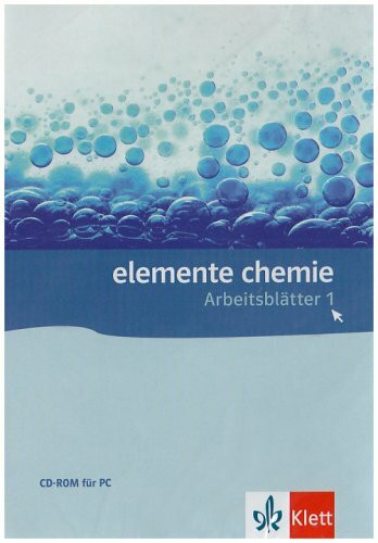 Elemente Chemie Arbeitsblätter, Kopiervorlagen auf CD-ROM.Tl.1