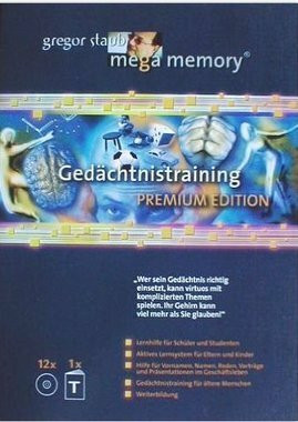 Mega Memory Gedächtnistraining Premium Edition - Textband plus 12 CDs