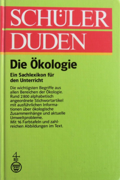 (Duden) Schülerduden, Die Ökologie: Ein Sachlexikon für den Unterricht