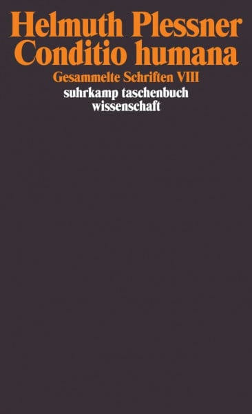 Gesammelte Schriften in zehn Bänden: VIII: Conditio humana (suhrkamp taschenbuch wissenschaft)