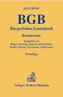 Bürgerliches Gesetzbuch: Kommentar