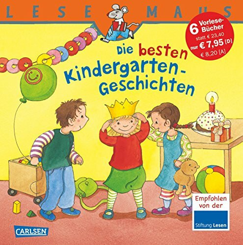 LESEMAUS Sonderbände: Die besten Kindergarten-Geschichten: Sechs Geschichten zum Anschauen und Vorlesen in einem Band