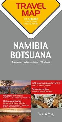 Reisekarte Namibia / Botsuana 1:1.500.000